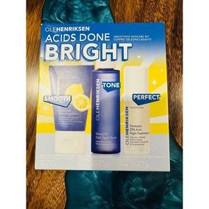 OLE HENRIKSEN Acids Done Bright 3 piece Lemonade Scrub Dark Spot Toner Dewtopia
